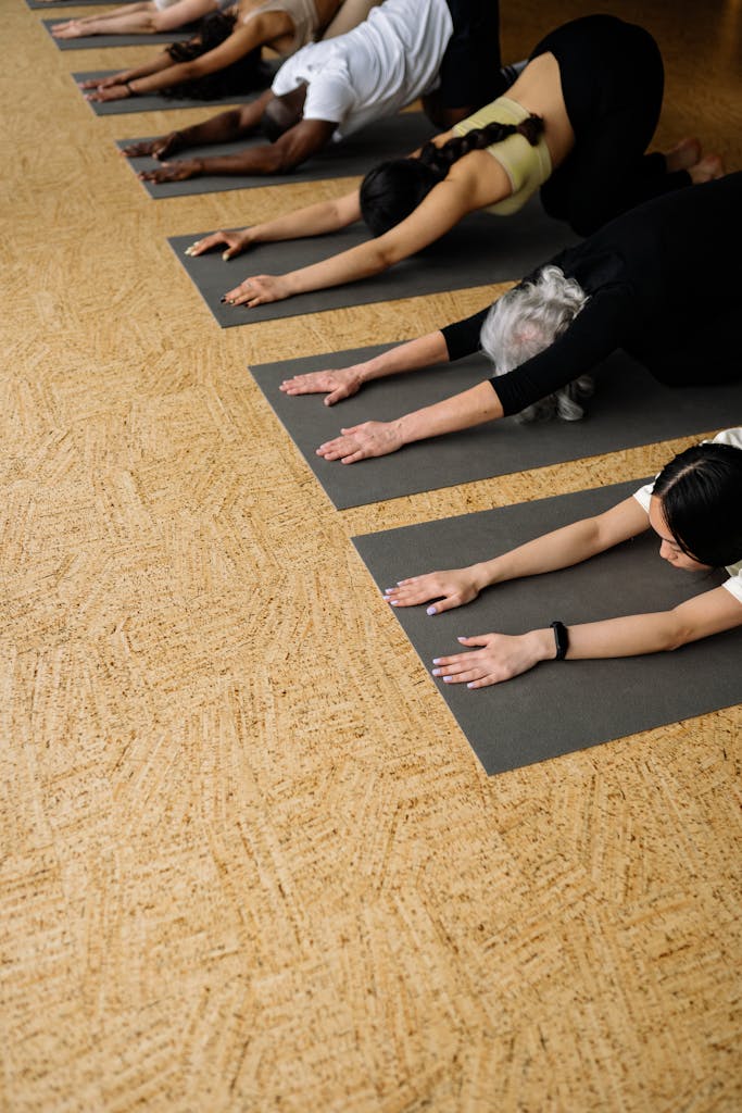 People Doing Yoga